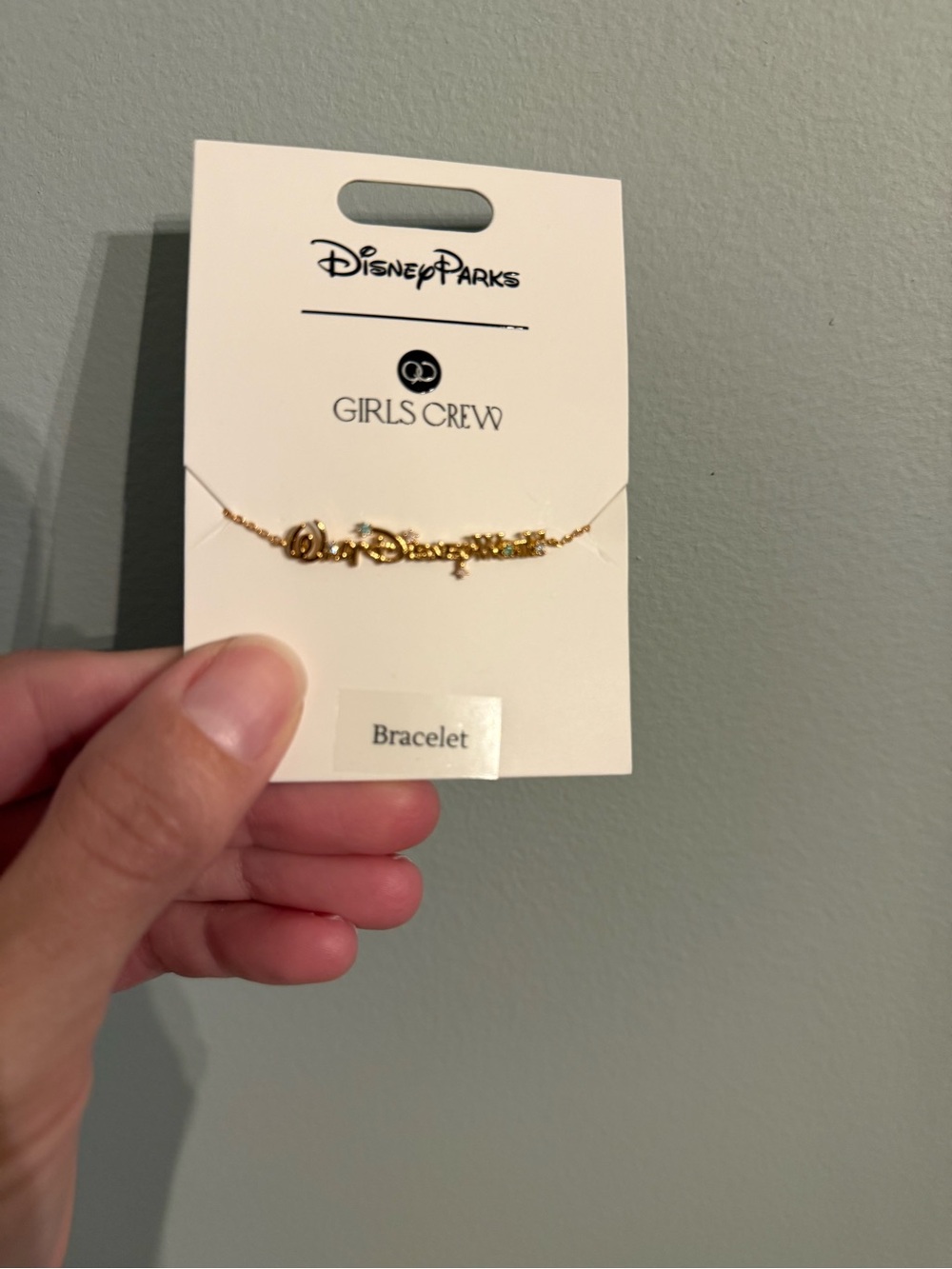 Walt Disney world girls crew bracelet